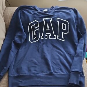 GAP Womens Dark Blue Light Weight Crewneck Sweater